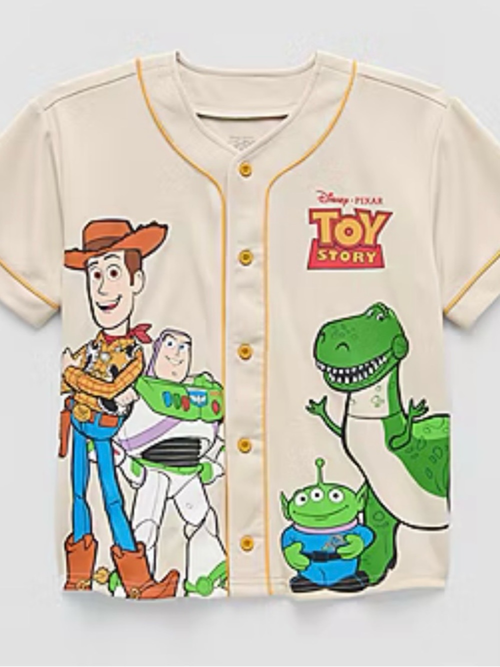 Disney Toy Story Baseball Jersey with Woody Buzz